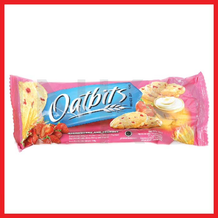 

OATBITS STRAWBERRY AND YOGHURT BISKUIT OAT STROBERI 110GR