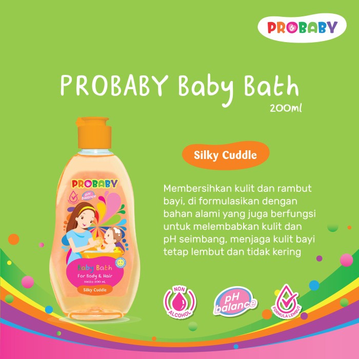 PROBABY SHAMPOO SILKY CUDDLE 200ML EDG247 / SAMPO ANAK