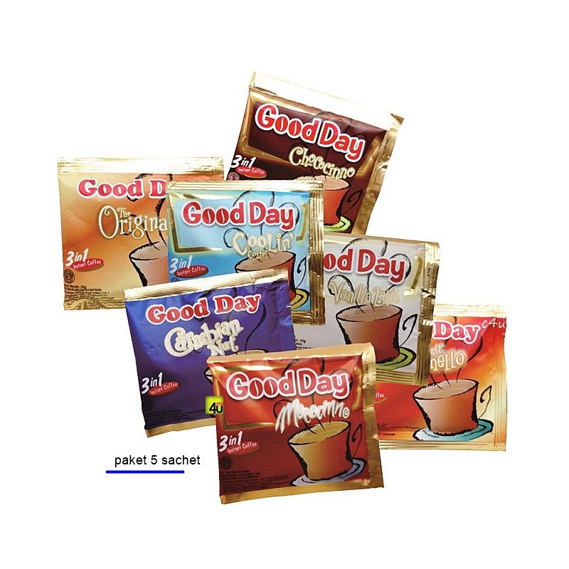 

Good Day - Kopi Untuk Hidup Penuh Rasa - Paket 5 sachet
