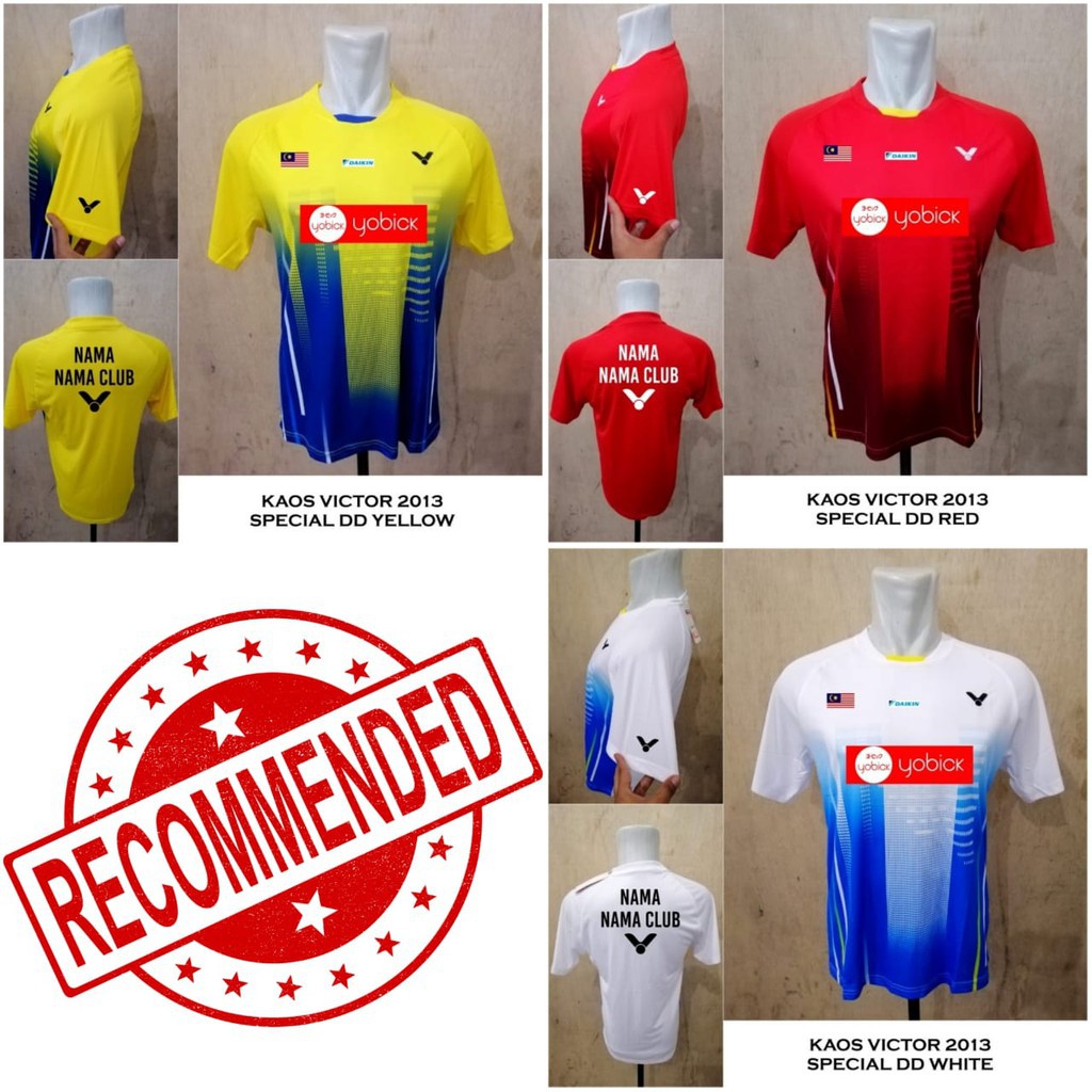 Ori  Baju badminton victor 2013 SPECIAL DD kaos victor badminton import  Freeongkir