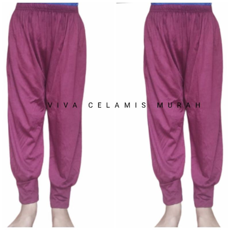 Celana Aladin Anak 5-12 Tahun- Celana Panjang model Joger- Celana Tidur- Celamis- Kaos Rayon Adem