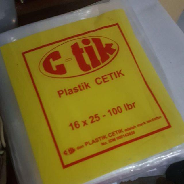 Plastik Klip / Plastik Cetik 16x25 Cm