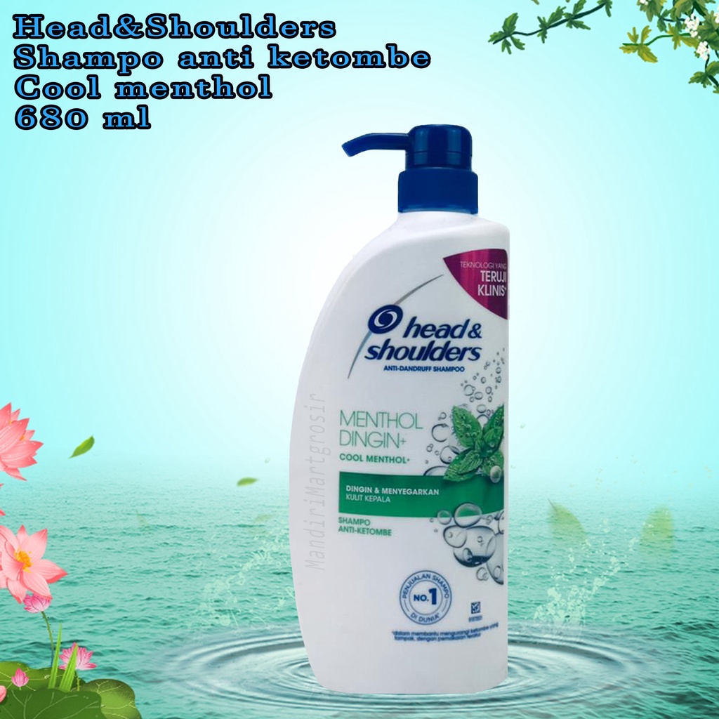 Head &amp; Shoulders * Anti dandruff * Shampo anti ketombe * cool memthol * 680ml