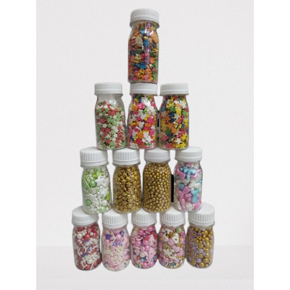 

SPRINKLE / TRIMIX / HIASAN TART ANEKA BENTUK BISA DIMAKAN