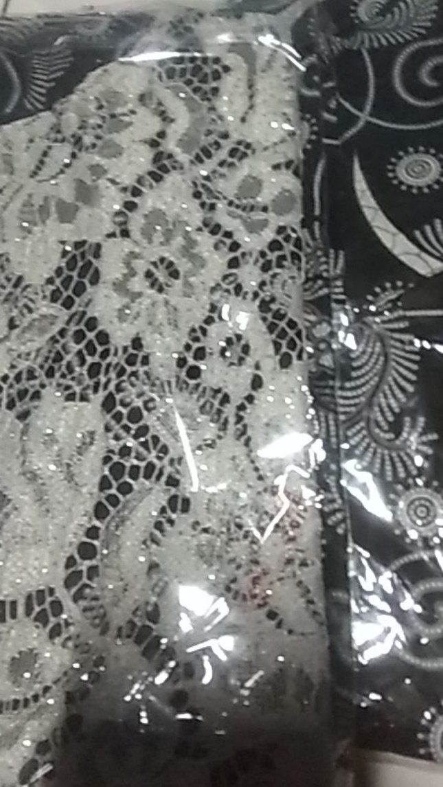 Couple Batik Hem Batik Dress Kombinasi Brokat Motif Tenun Terbaru Asli Pekalongan 29