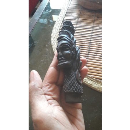 deder keris  ukir baladewa kayu galih asem