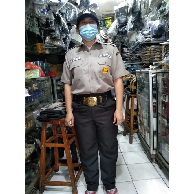 Setelan PDH Satpam Baru PDH Security 2021 PDH Satpam Cokelat TERJANGKAU