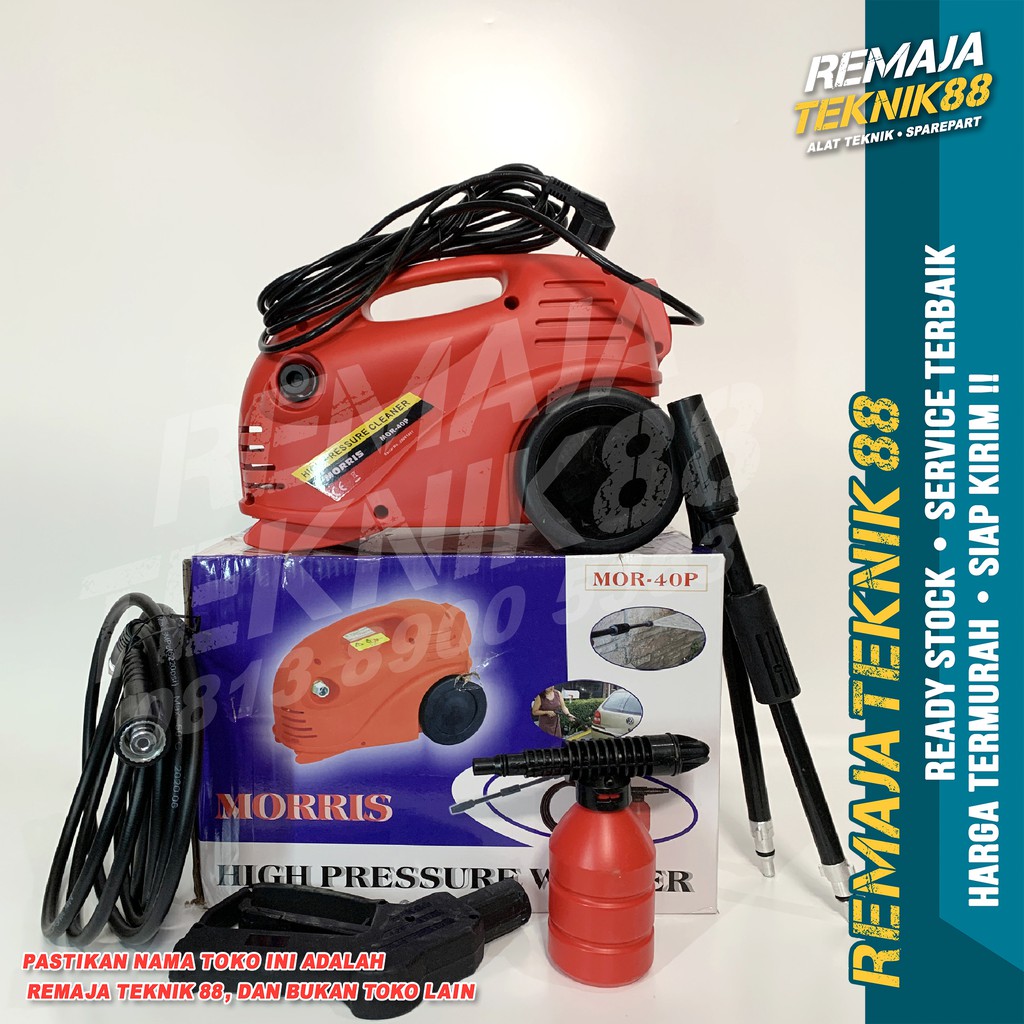 MESIN CUCI MOBIL MOTOR MORRIS 40 P / CUCI STEAM AC / JET CLEANER MORRIS 40P