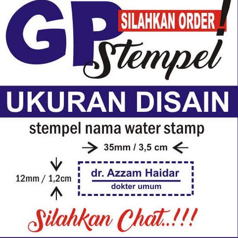 

(U6P4) Stempel Warna Flash Nama air Water Stamp gantungan kunci //Super@laris