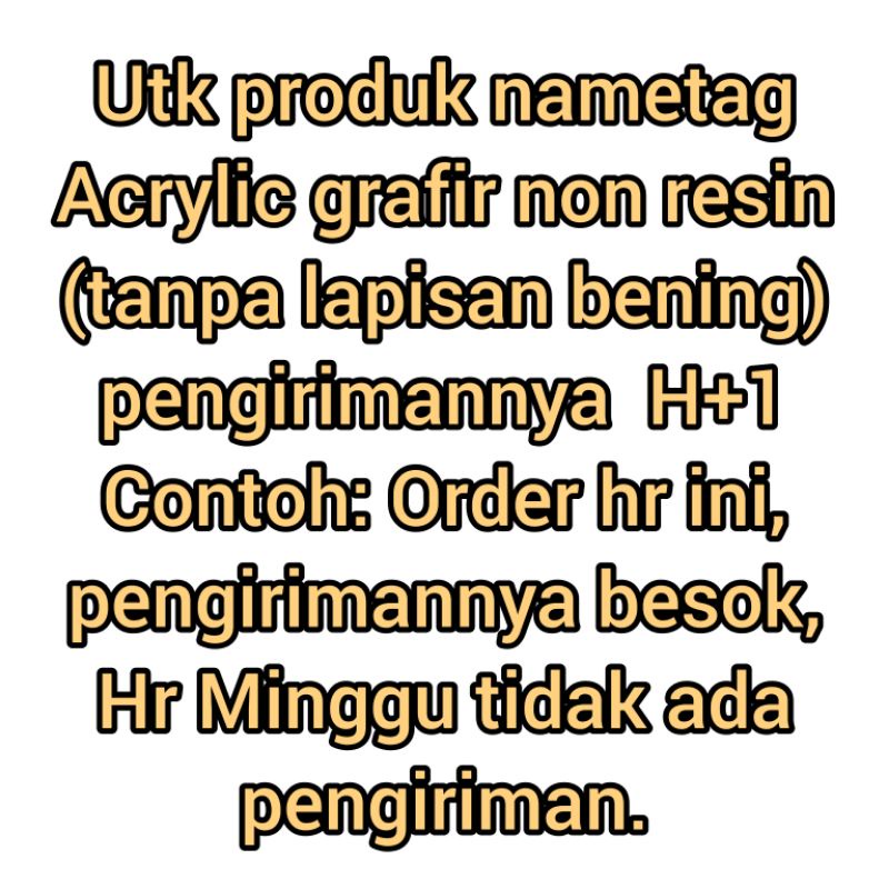 Nametag Papan Nama Dada Gravo Grafir Acrilik Akrilik Hitam Dove