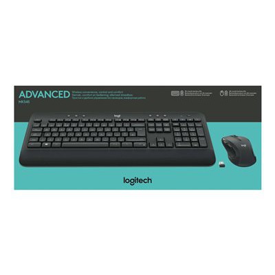 LOGITECH Advanced Wireless KEYBOARD + MOUSE MK545