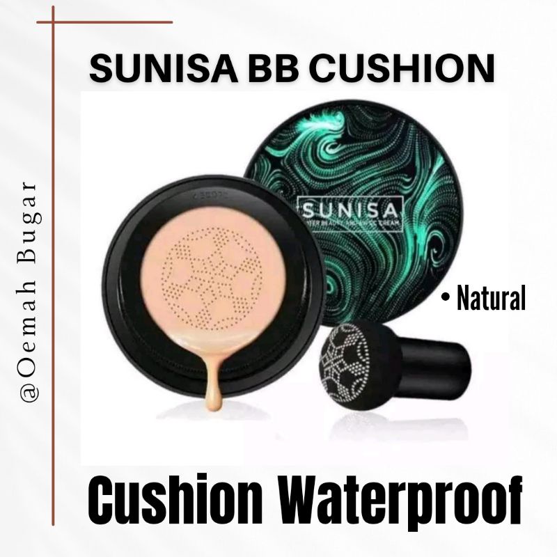 [ORIGINAL 100%] Sunisa Bedak Glowing Cushion Waterproof  Foundation Wajah Glowing Tahan Lama Anti Air Terbukti Kualitasnya Original Bpom