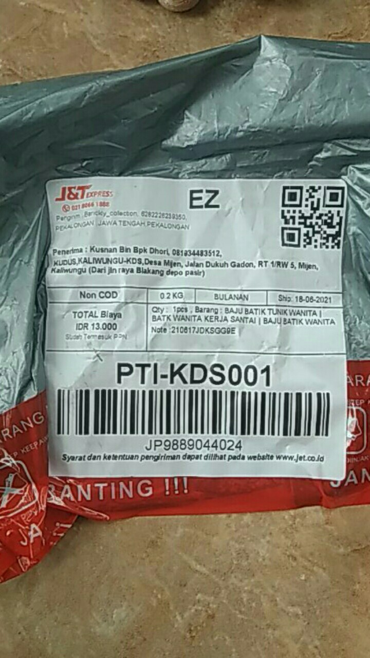 Baju Batik Tunik Wanita | Batk Wanita Kerja Santai | Baju Batik Wanita High Quality Size M L Xl