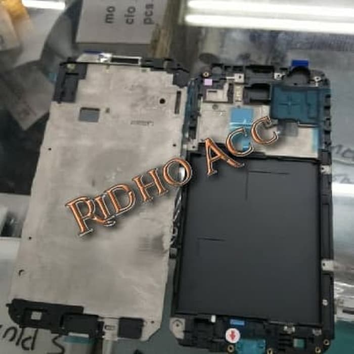 FRAME LCD TATAKAN LCD BAZEL BEZEL HP SAMSUNG J4 2018 ORIGINAL