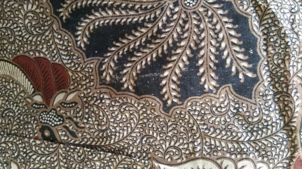 Kemeja Batik Pria Lengan Panjang Size M L Xl Xxl  Bswart Batik Hrb013 Kenongo Hem Panjang Padi