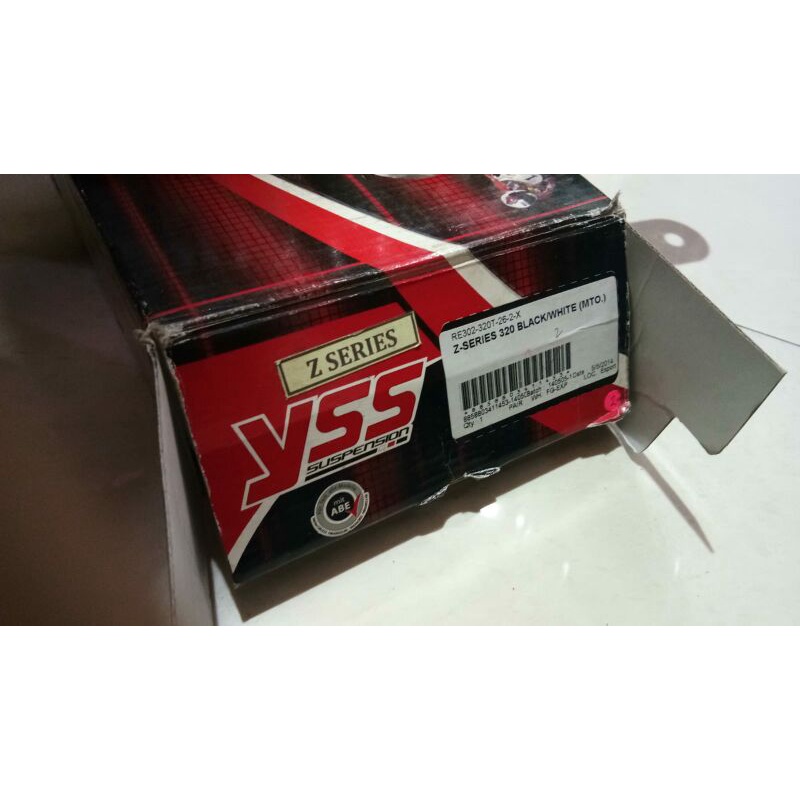 SHOKBEKER YSS Z SERIES WHITE 320MM ORIGINAL