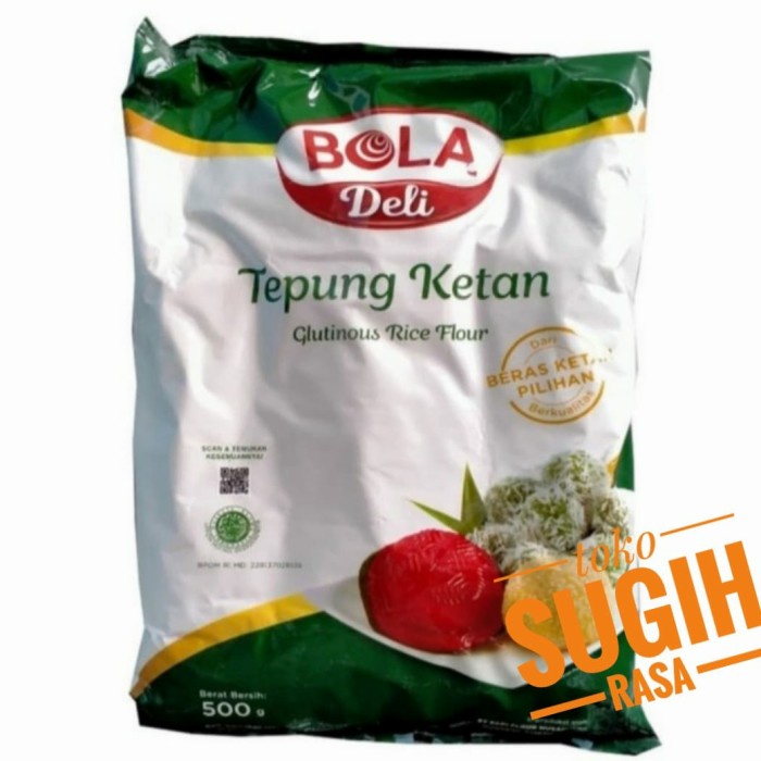 

Ketan-Beras-Tepung- Tepung Ketan Bola Deli 500 Gr -Tepung-Beras-Ketan.