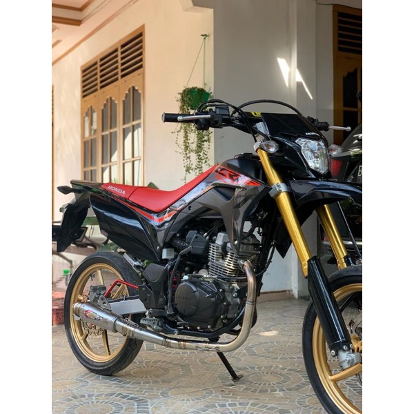 Knalpot Creampie Original Crf Honda Crf150 Type Cp3 Kolong Bawah Stainless Original Racing Jogja jur