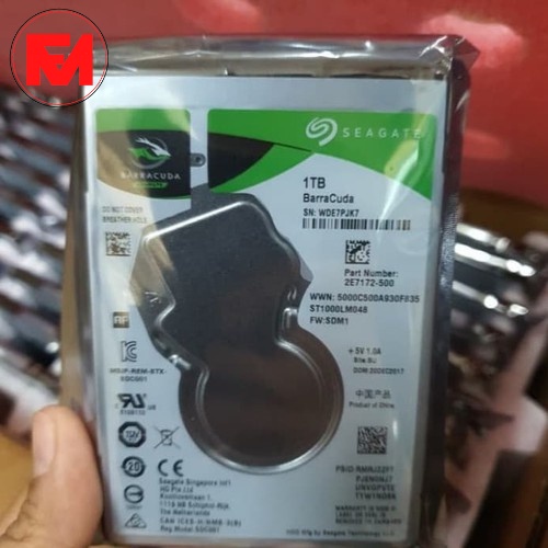Hardisk HDD Notebook Laptop Seagate Slim 1TB 1 TB