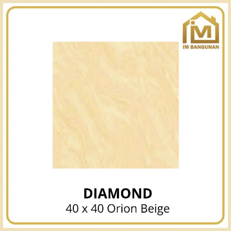 Keramik Lantai Mulia 40x40 Orion Beige KW 1
