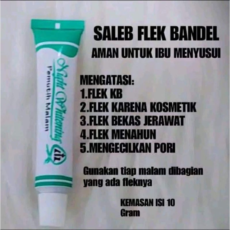 SALEP FLEK HITAM MEMBANDEL/SALEP EFEK KB/SALEP NIGHT/SALEP WHITENING DR.LIZ