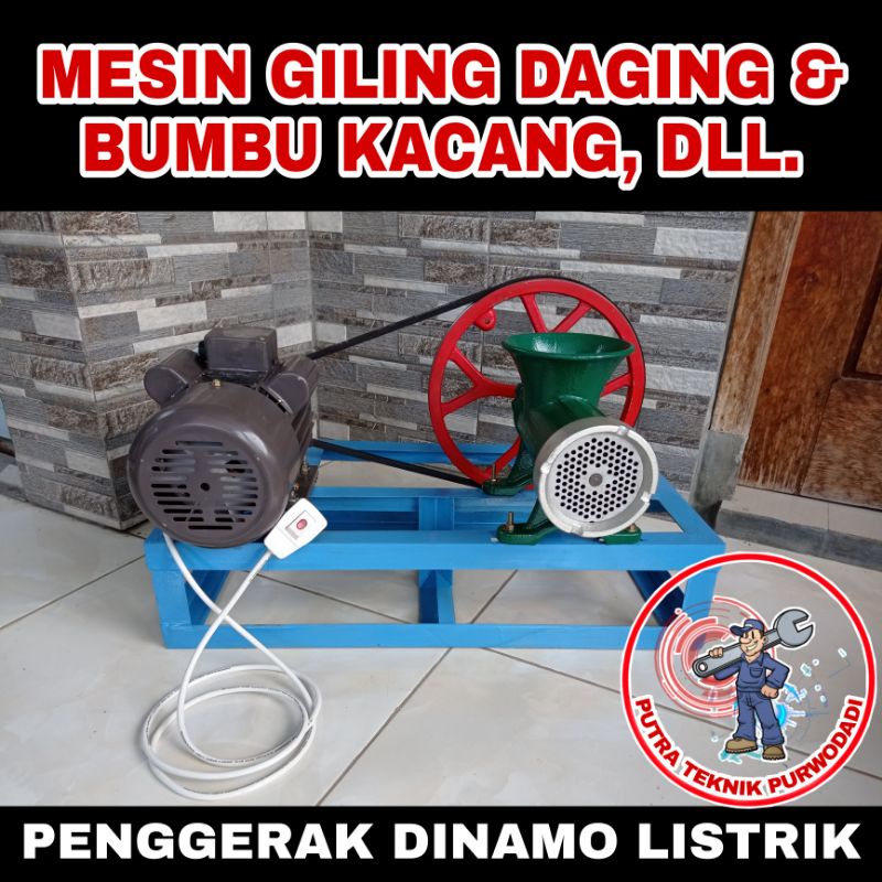 Jual Mesin Penggiling Daging Giling Bumbu Cabe Sambal Kacang Getuk