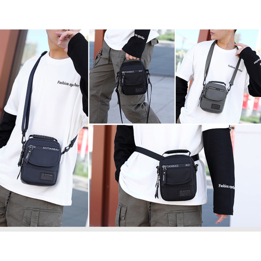 Tas Selempang Hp Multifungsi Waistbag Tas Pria Pinggang AOTIAN NJ125