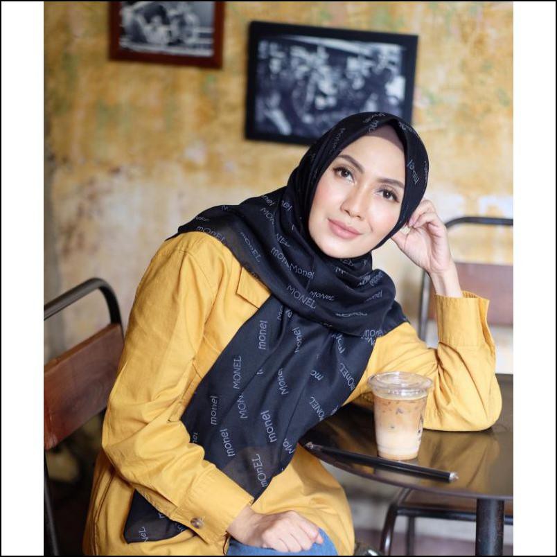 Hijab Segi Empat Font Series Scarf Scoopandcone Monel Chavians