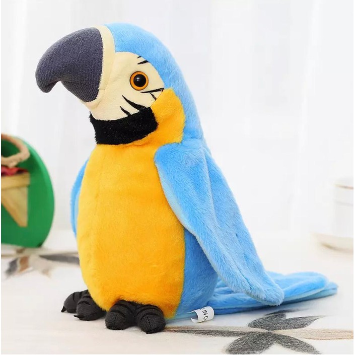 Termurah Boneka Talking Parrot Burung Beo Yang Bisa Mengikut Kita