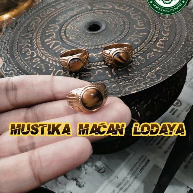 Ready# Cincin Batu Akik Macan Lodaya Mustika Macan Lodaya