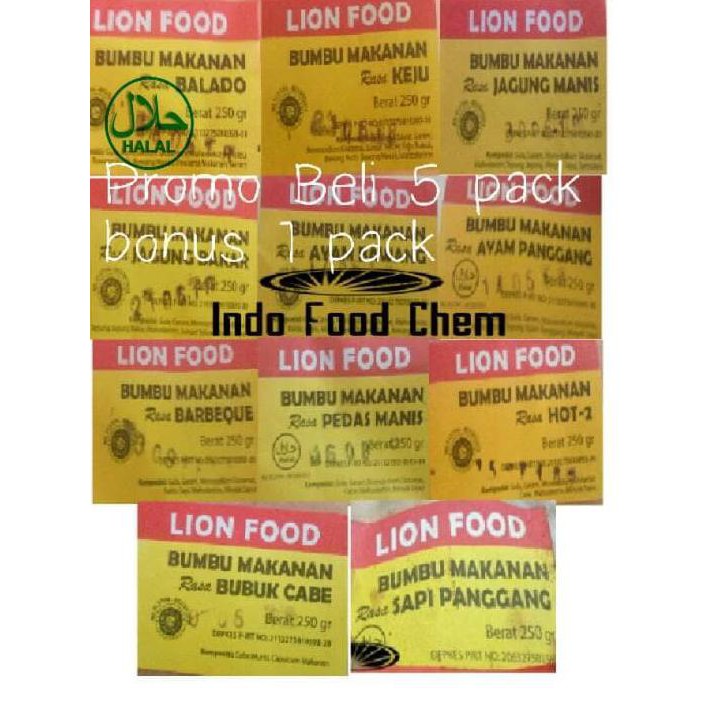 

BUMBU TABUR HALAL & DEPKES 250GR - BALADO