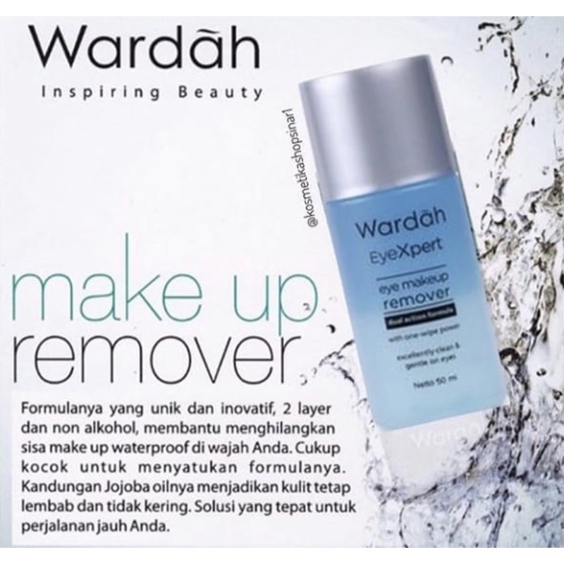 Wardah EyeXpert eye&amp;lip makeup remover