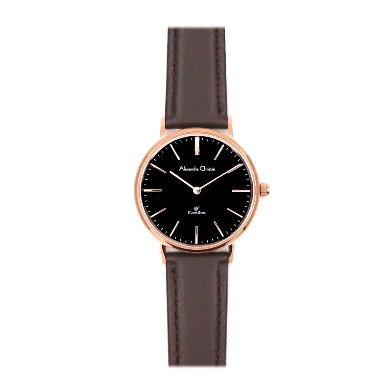 Alexandre Christie AC 8625 Jam Tangan Wanita - Rosegold Black LHLRGBA