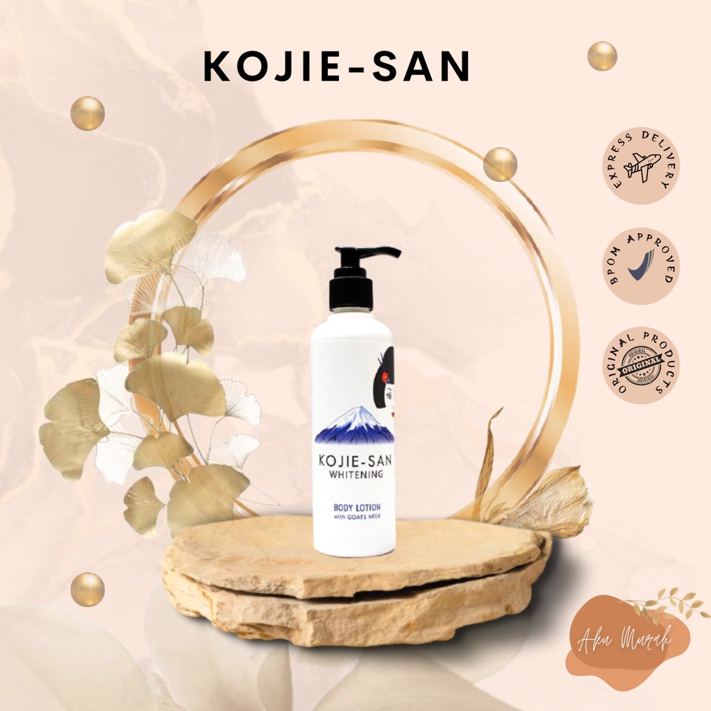 ✨ AKU MURAH ✨ Kojie-San Whitening Body Lotion With Goats Milk 250ml