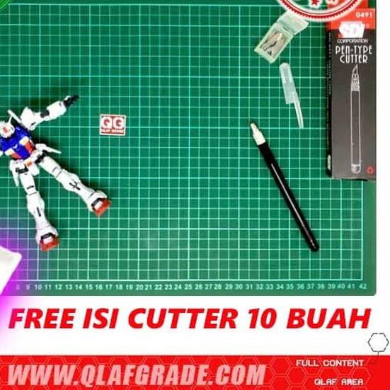 

۞ Cutting Mat A3 + Pen Cutter + Alas Potong Gundam Paket Set + Hemat ☄