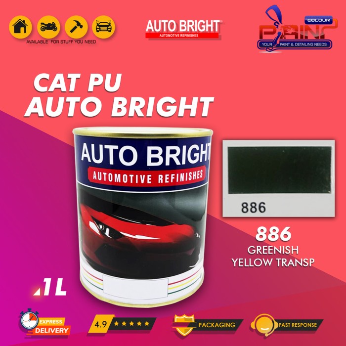 Cat PU Autobright - Greenish Yellow Transp AB 886