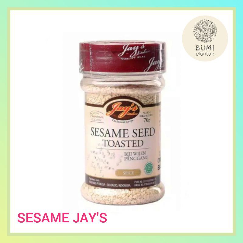 

Bumbu Jay's Sesame Seed Toasted Biji Wijen Panggang 70 gram