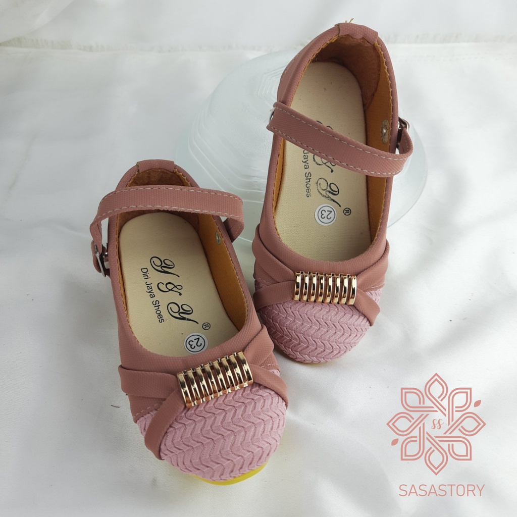 mandirishoesstore-SEPATU FLATSHOES ANAK PEREMPUAN TALI 5 6 7 8  TAHUN HAY10