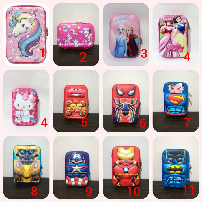 

TULIS-ALAT- TEMPAT PENSIL ANAK LOL UNICORN KITTY KOTAK PENSIL HARDCASE IMPORT LUCU -ALAT-TULIS.