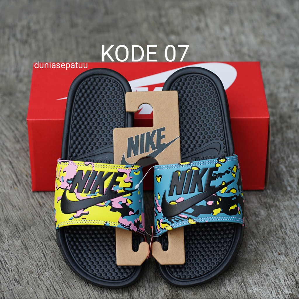 SANDAL Pria Nike Benassi Sendal Slop Grade ORI-8
