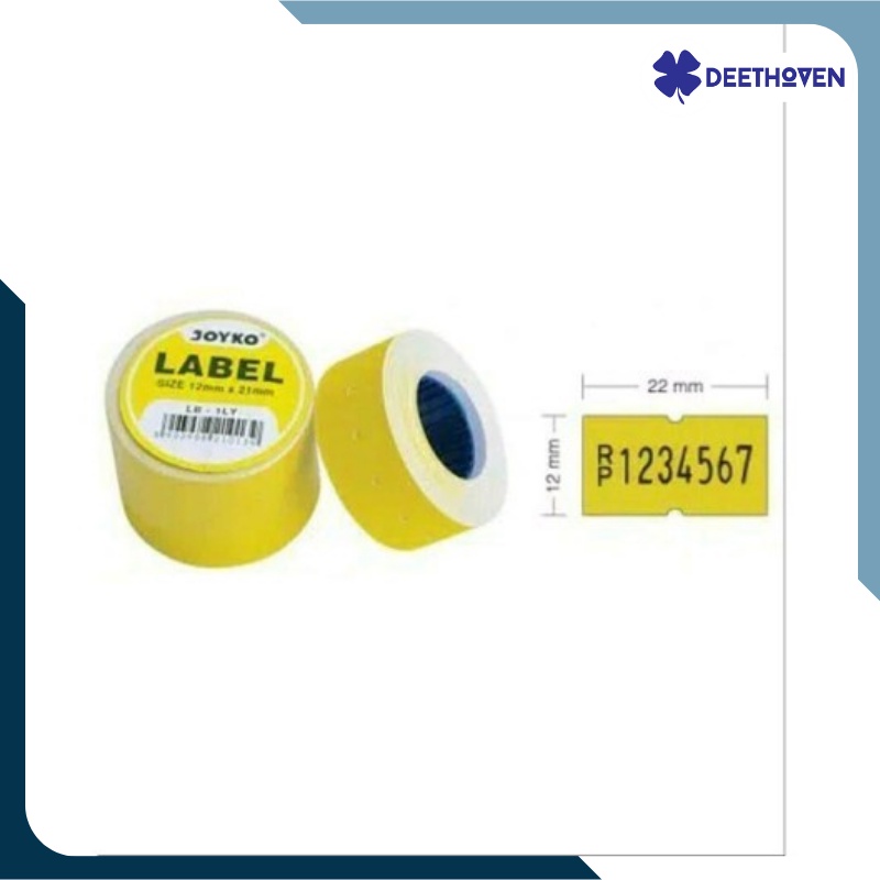 

Label Harga 1 Baris Joyko LB-1LY (kuning)