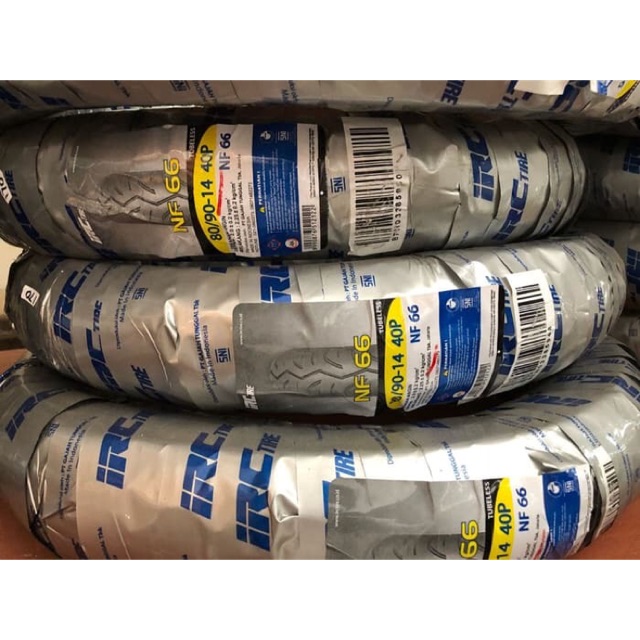 BAN LUAR MOTOR TUBLES IRC 80/90-14 (NF 66)