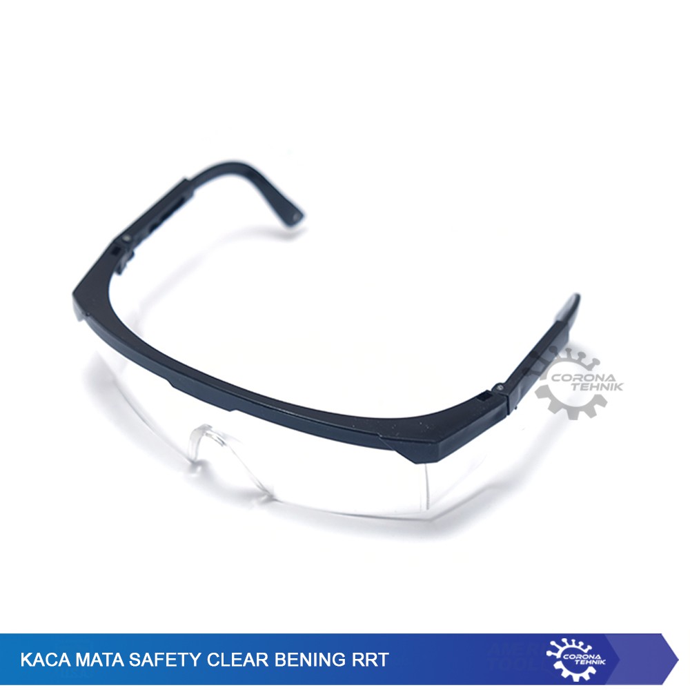 Kaca Mata Safety - Clear Bening - RRT