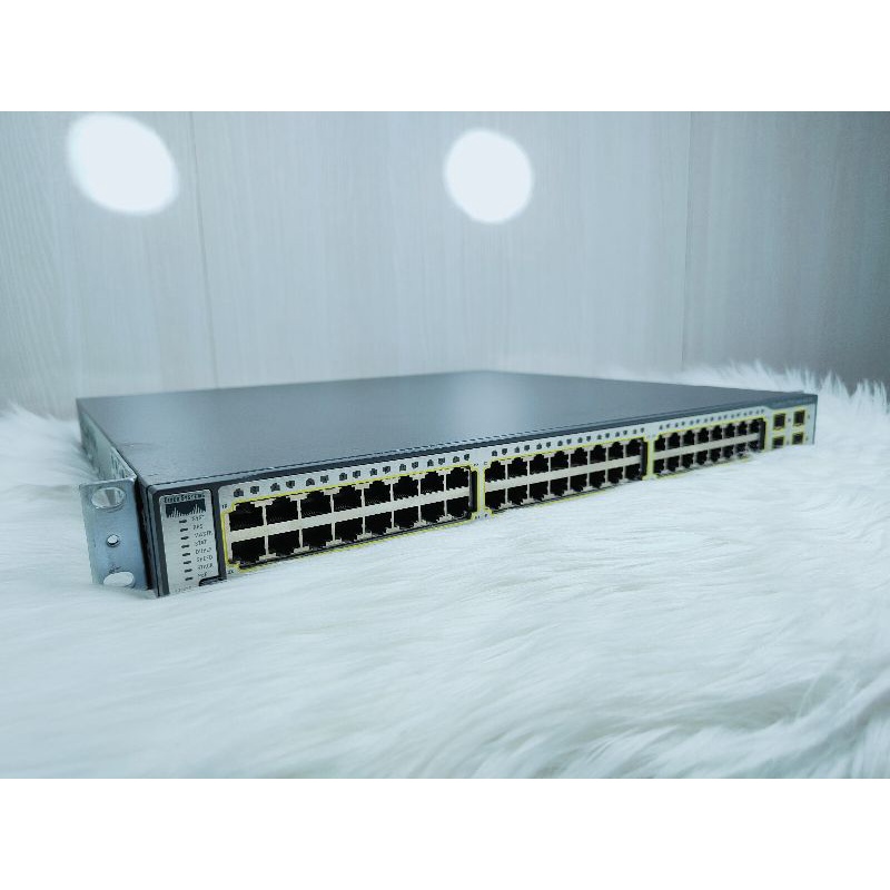 Cisco Switch Catalyst 3750G PoE 48 Port Second Berkualitas