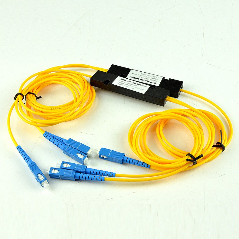 Fiber optic splitter splitter box 1 point 2 fiber optic line splitter splice box pull-taper optical