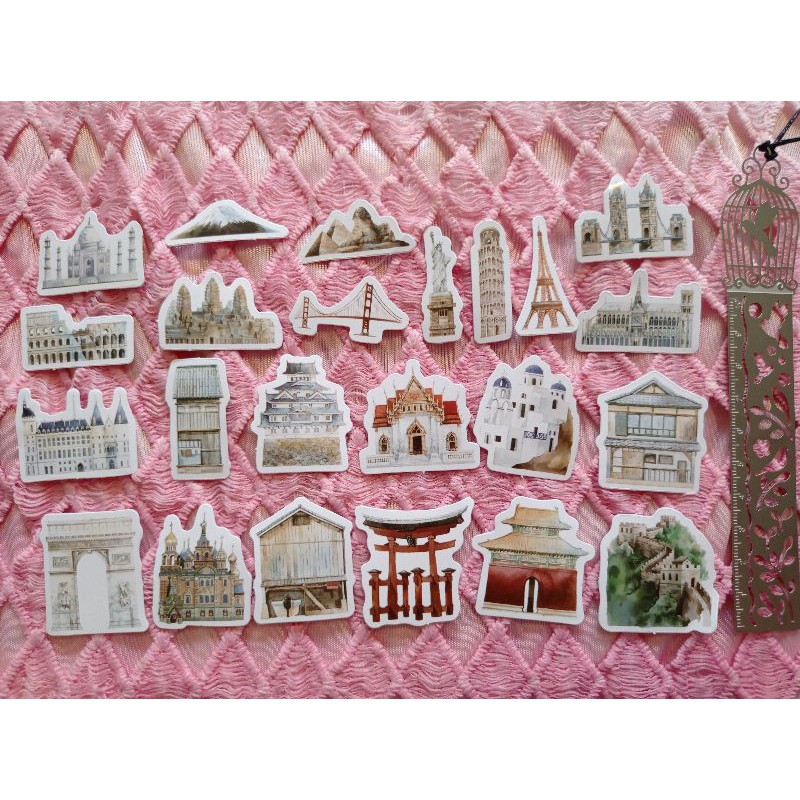 

Stiker Set BANGUNAN untuk Journal / Scrapbook / Diary / DIY