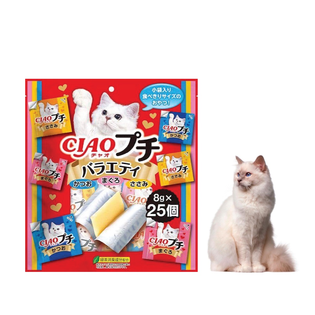 CIAO Churu Petite Variety isi 25pcs - Snack Kucing