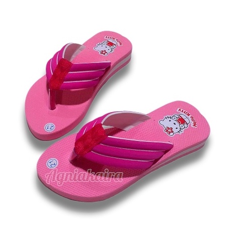 Sandal Anak Perempuan Motif Profil Hello Kitty Terbaru