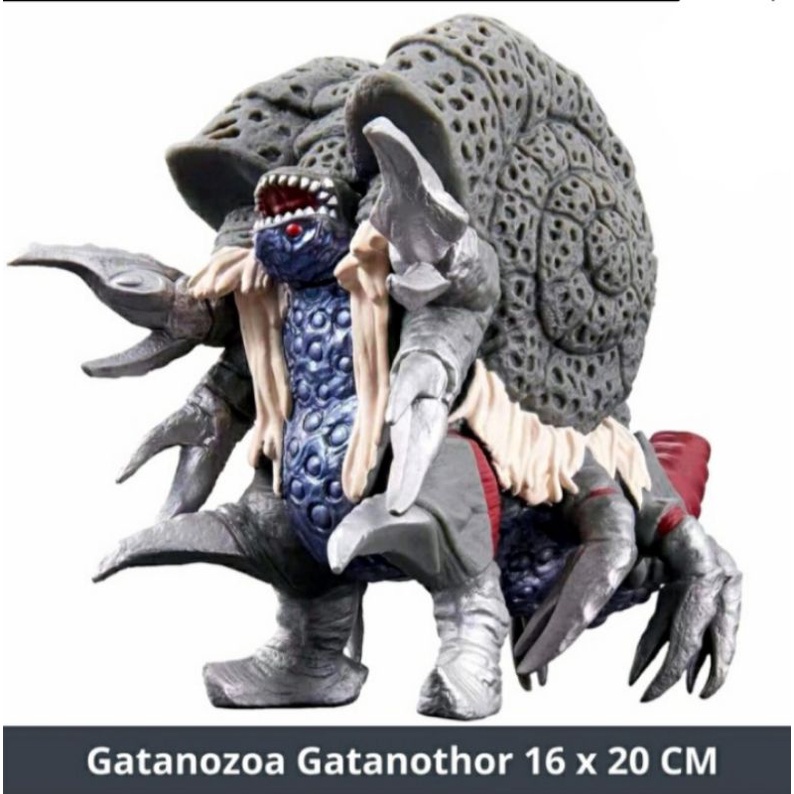 Mainan Action Figure Monster Ultraman Tiga Gatanothor Gatanozoa