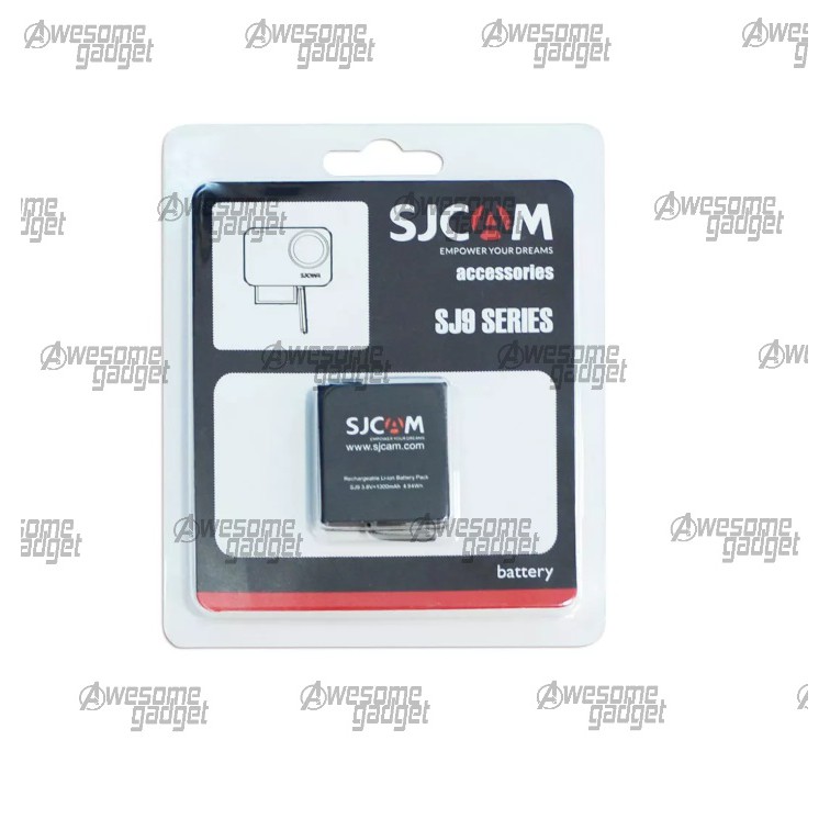 Battery 1300mAh SJCAM SJ9 Baterai